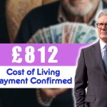 812 Cost of Living Payment Confirmed
